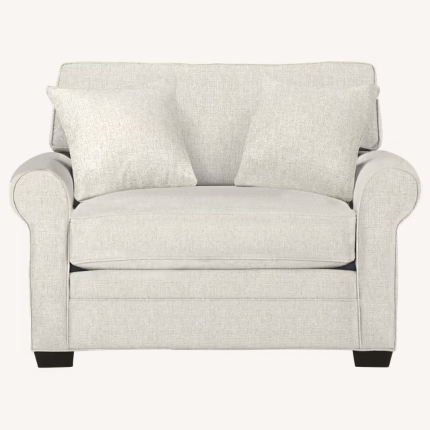 Rooms To Go Sleeper Sofa Twin Size Beige Microsuede - image-4