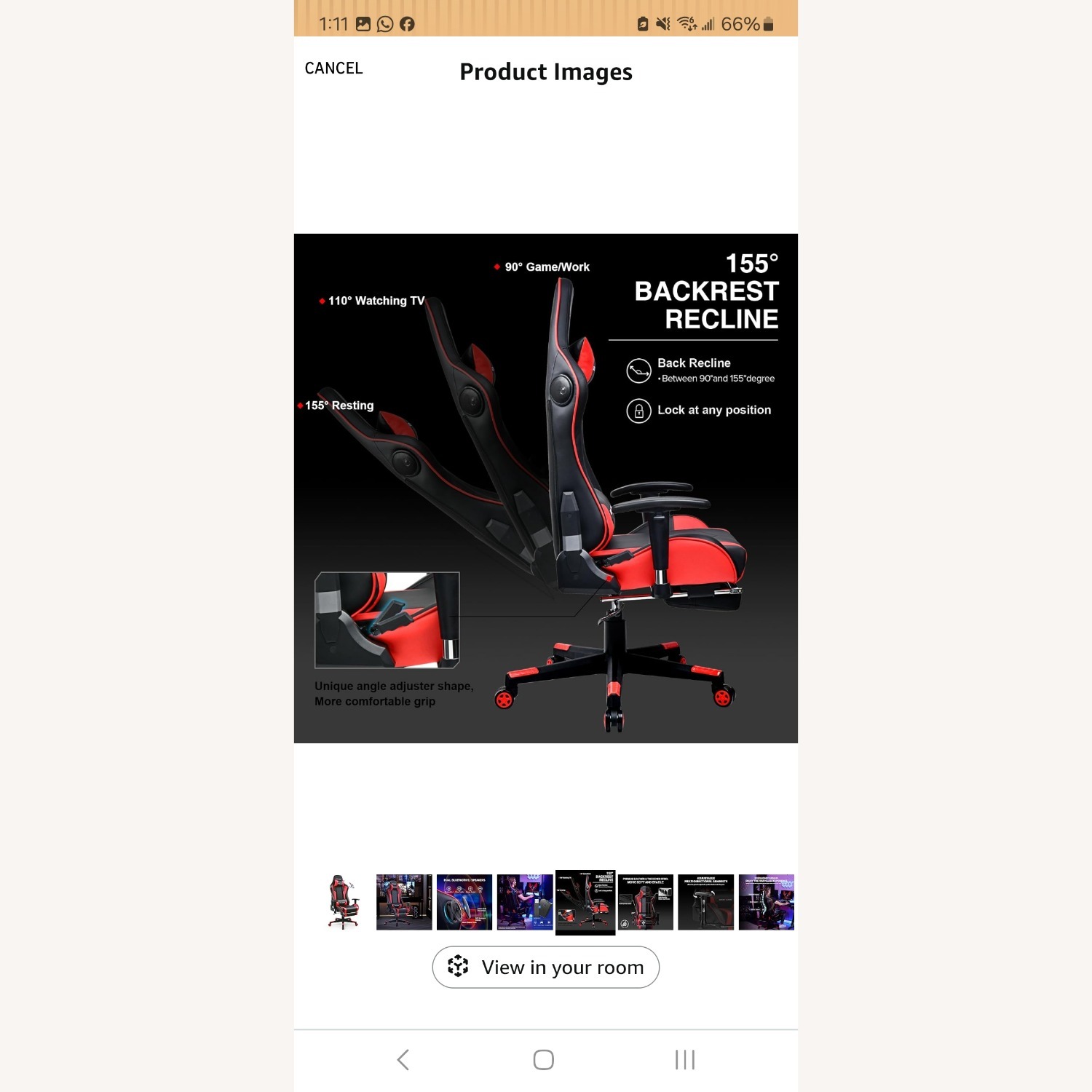 Amazon Racing Gaming Chair - image-2