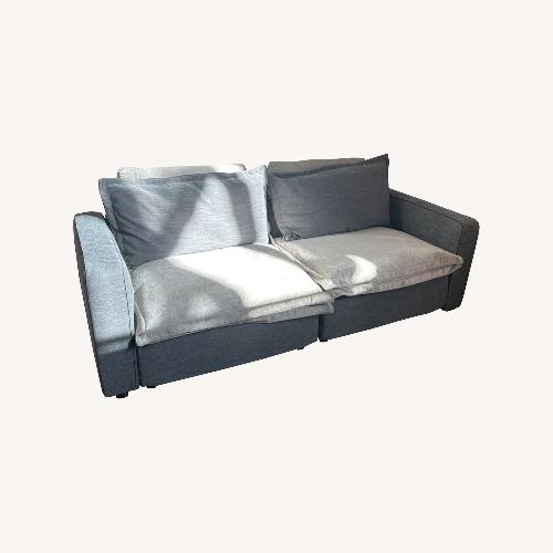 Used Homebody 2pc Recliner Two-Tone Loveseat for sale on AptDeco