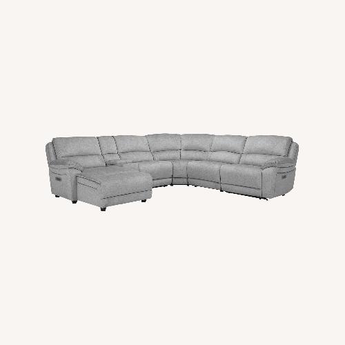 Used Marley Light Gray Fabric 3+ Piece Sectional for sale on AptDeco