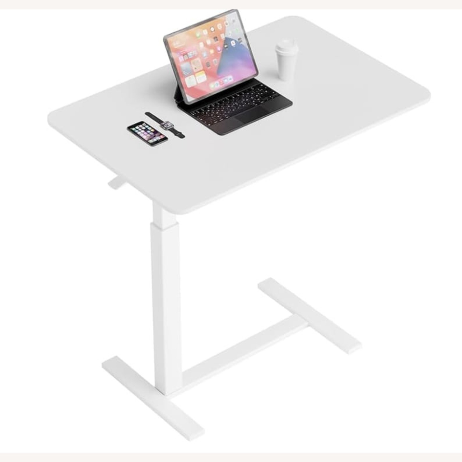 Rolling Bedside Table - image-1