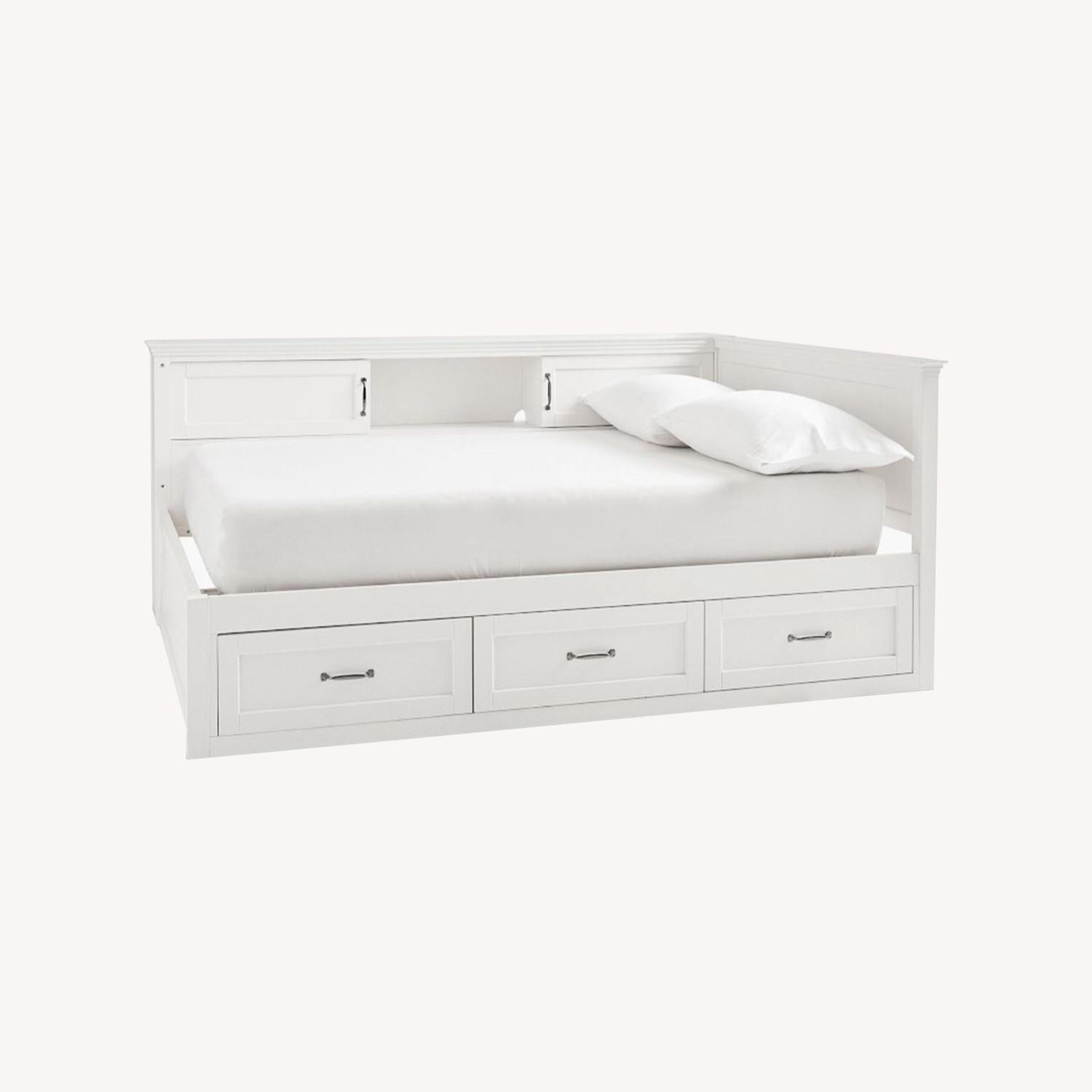 Pottery Barn Corner Storage Bed - Queen Size - image-0