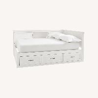 Pottery Barn Corner Storage Bed - Queen Size