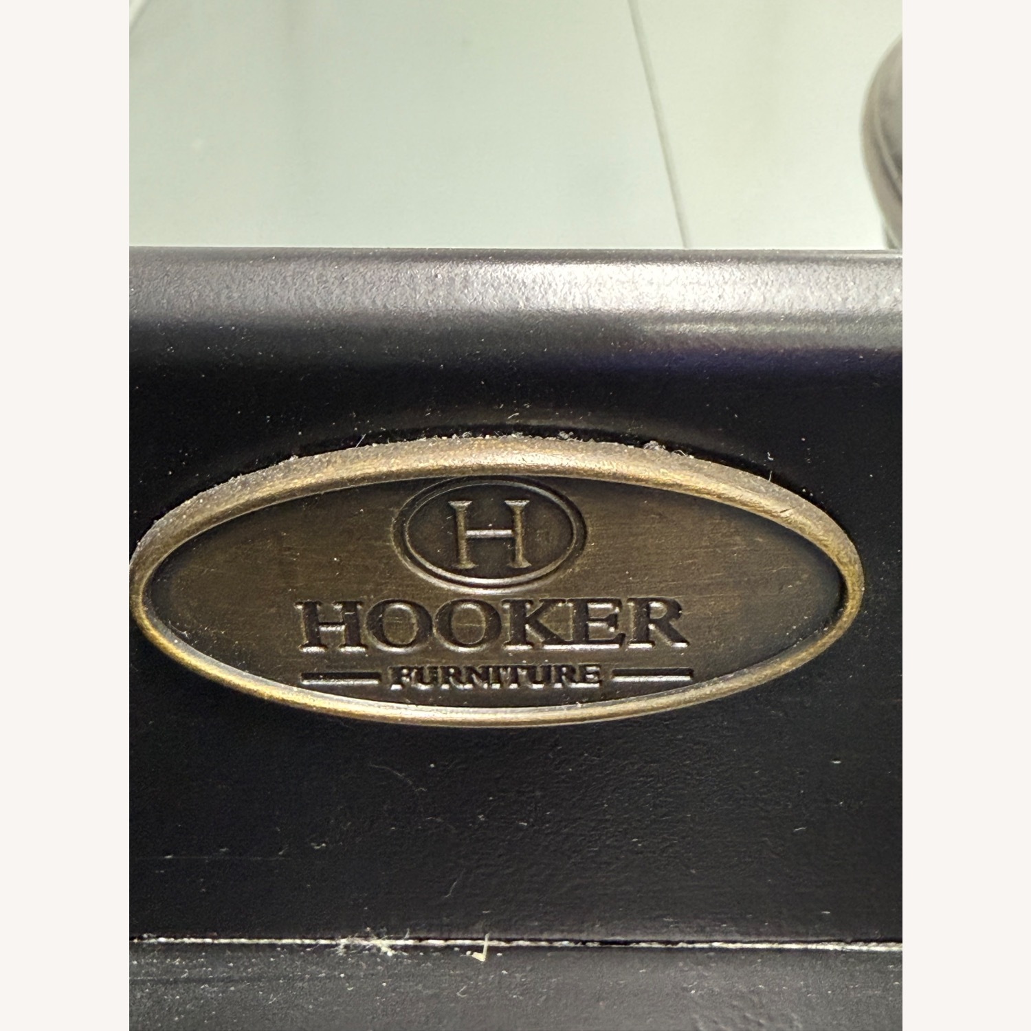 Hooker Furniture Corporation Dark Brown Wood Desk - image-3