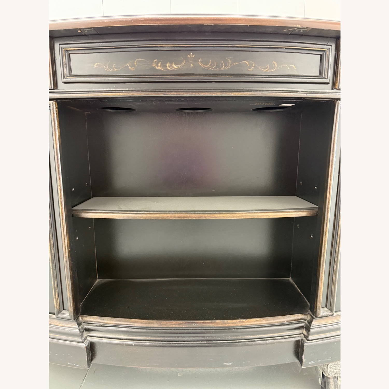 Hooker Furniture Corporation Dark Brown Wood Desk - image-12