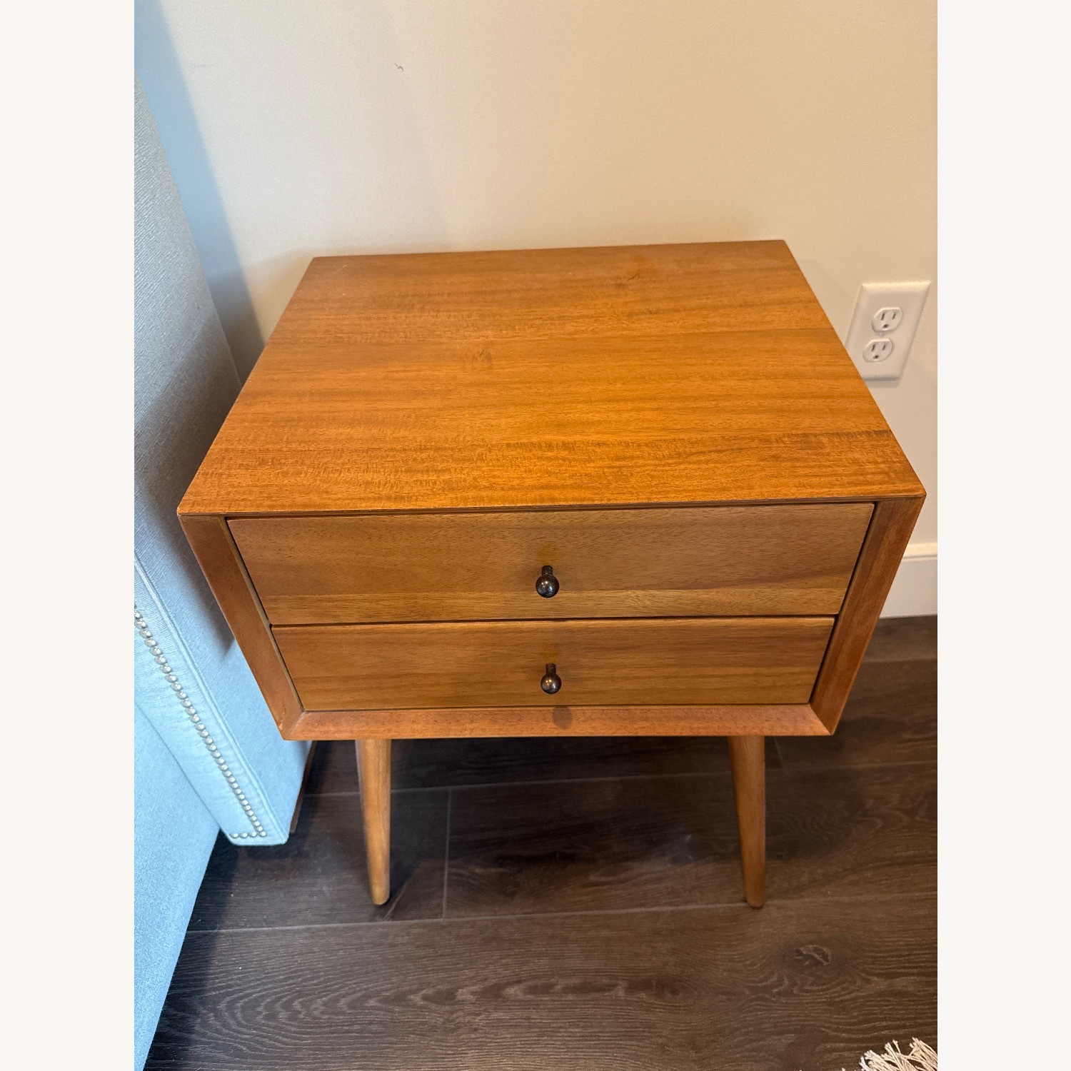 West Elm Mid Century Wood Side Table - image-2