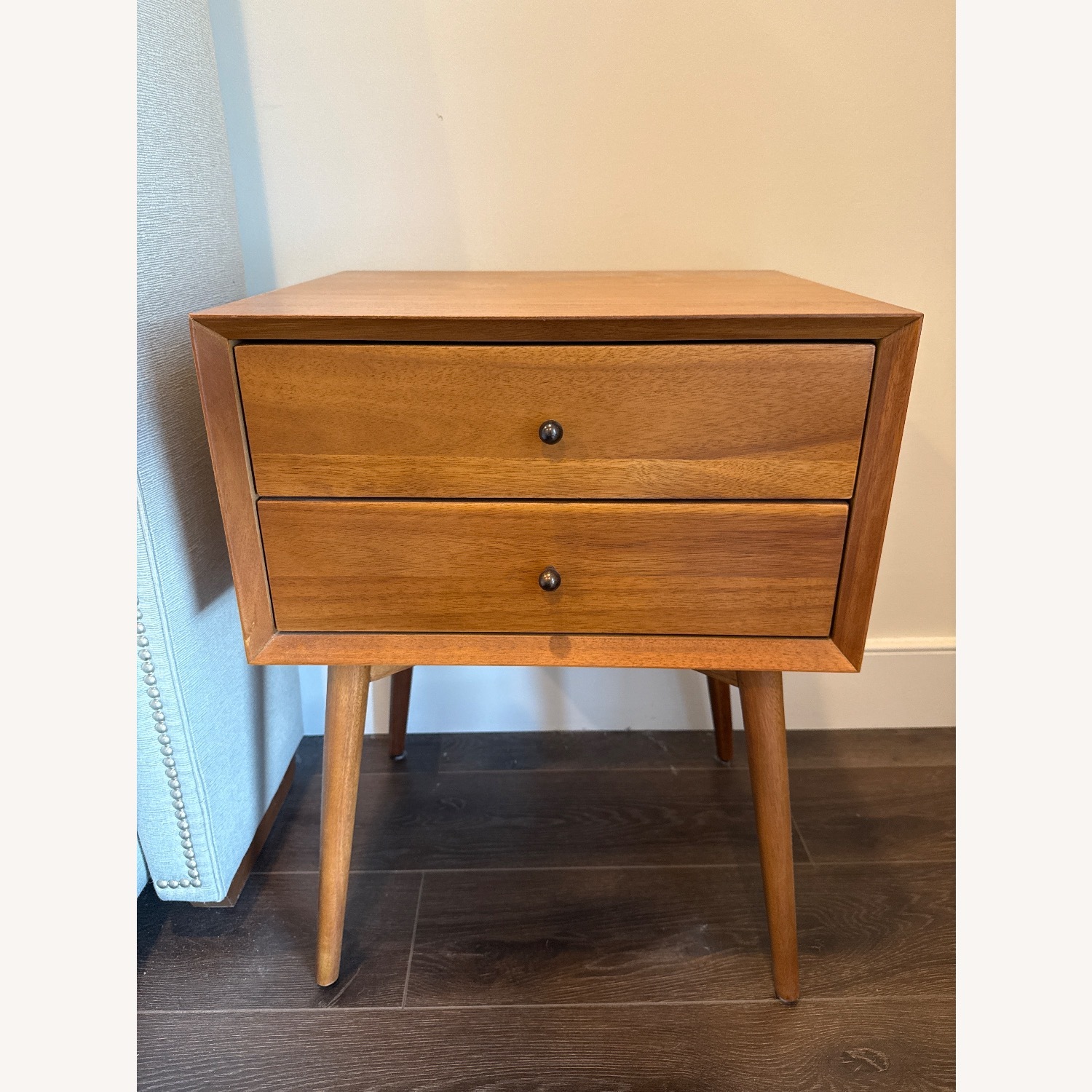 West Elm Mid Century Wood Side Table - image-1