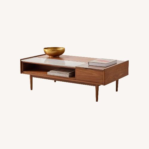 Used West Elm Light Brown Coffee Table for sale on AptDeco