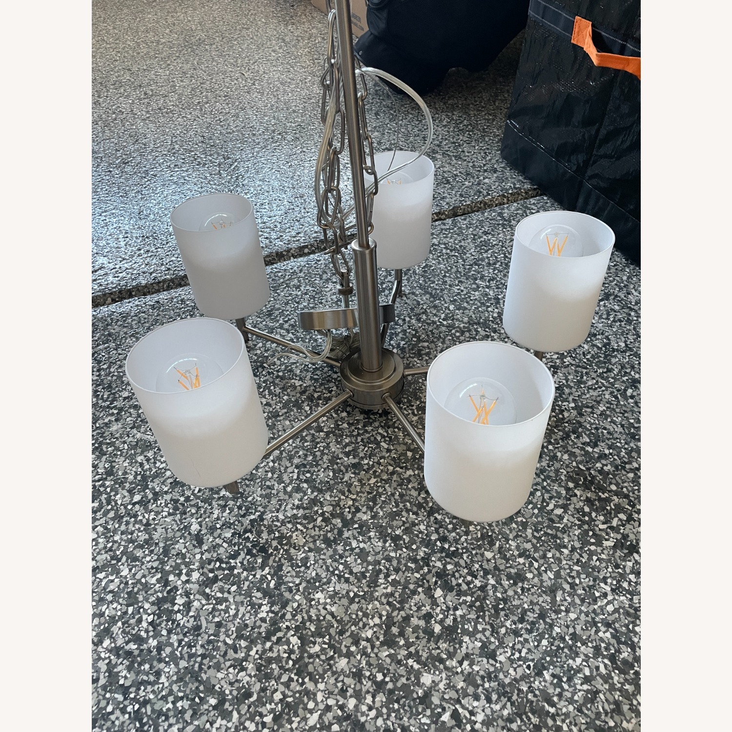 Progress Lighting Replay White Glass Ceiling Lamp - image-4