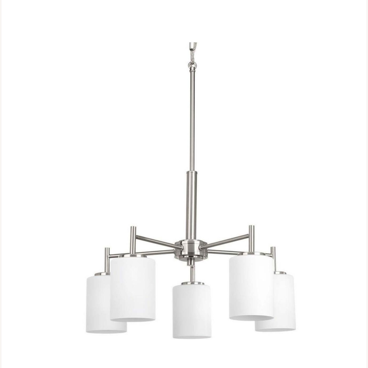 Progress Lighting Replay White Glass Ceiling Lamp - image-1