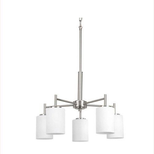 Used Progress Lighting Replay White Glass Ceiling Lamp for sale on AptDeco