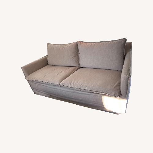 Used Century Furniture White Fabric 3+ Seater Sofa for sale on AptDeco