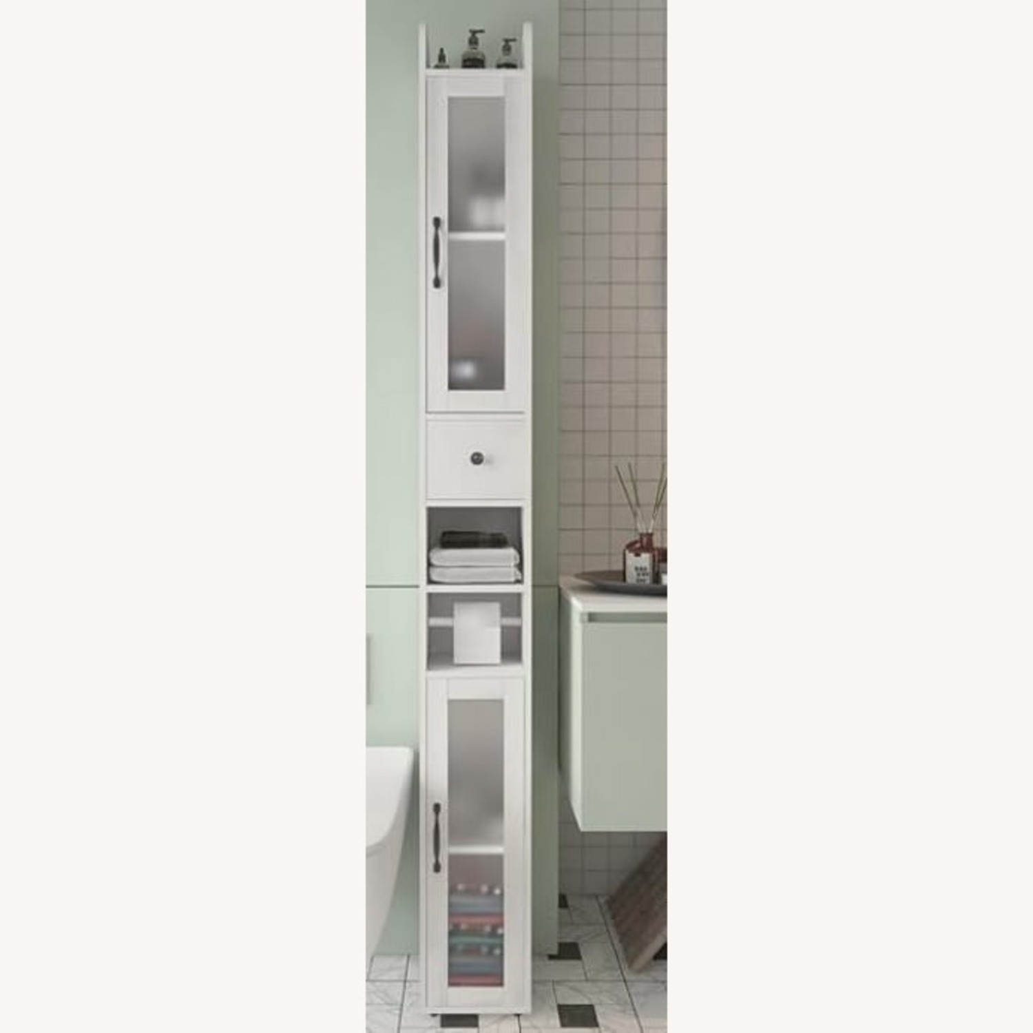 Slim Storage Cabinet - image-1