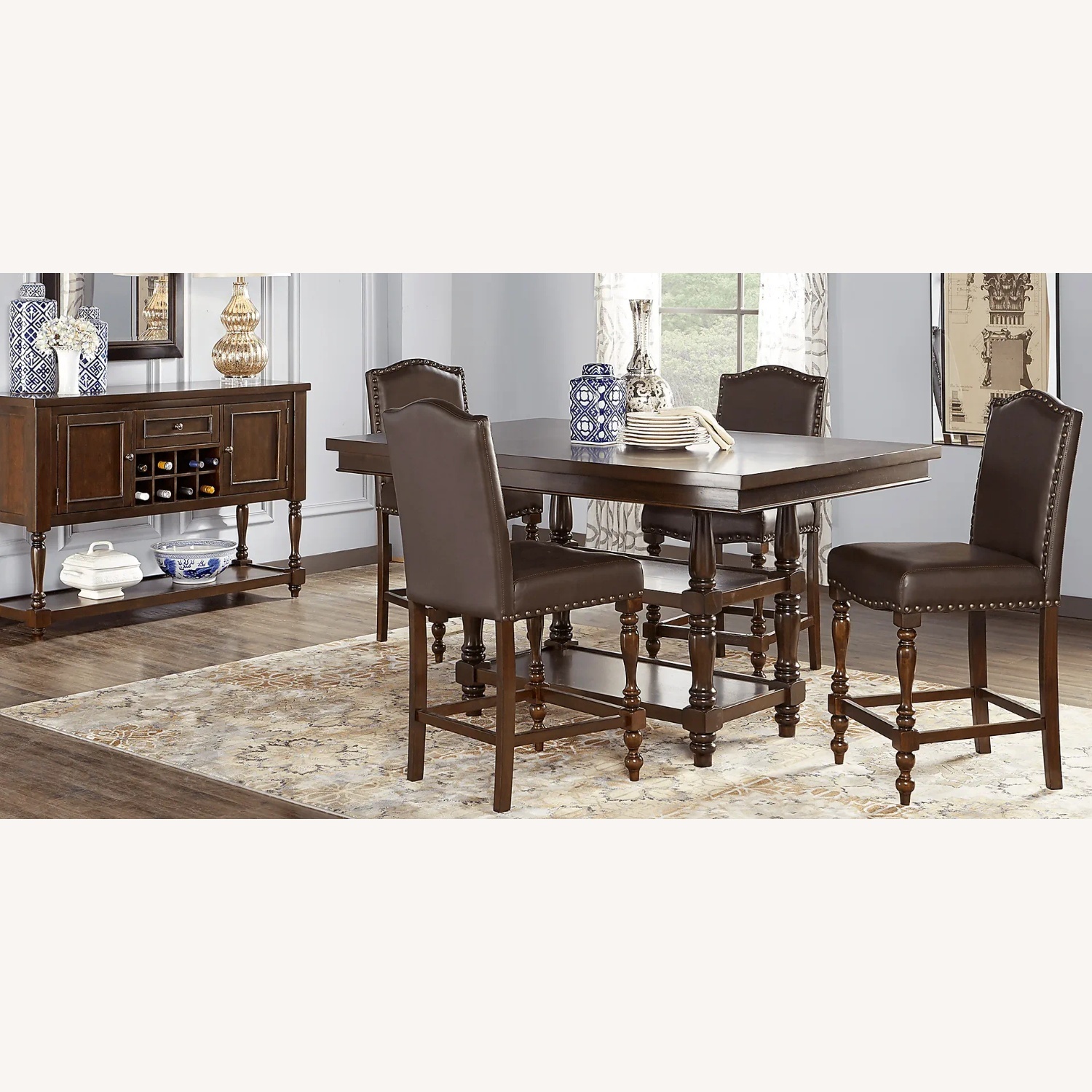 Rooms To Go Dining Table Set - image-4