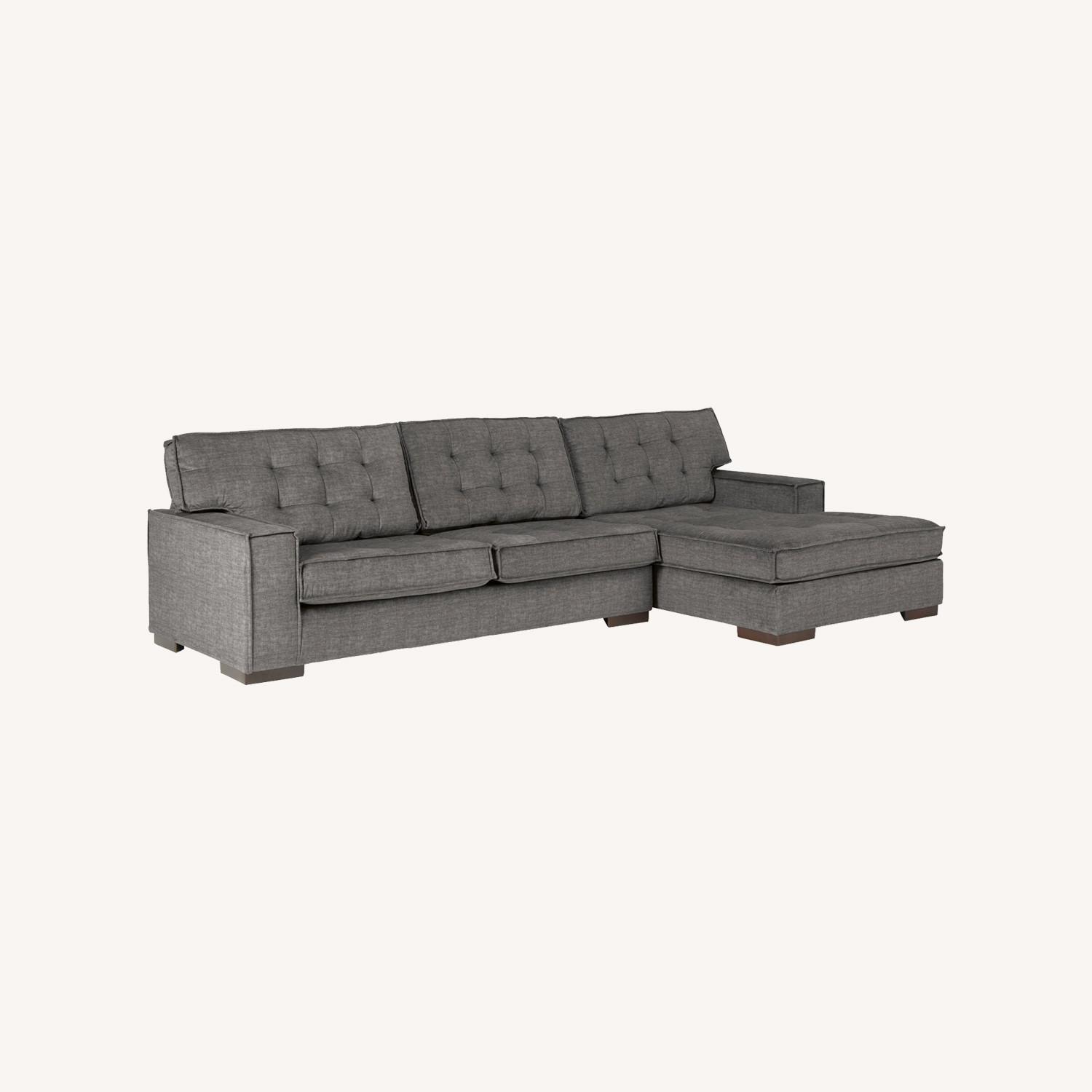 Ashley Furniture Dark Gray 2 Piece Sectional - image-0