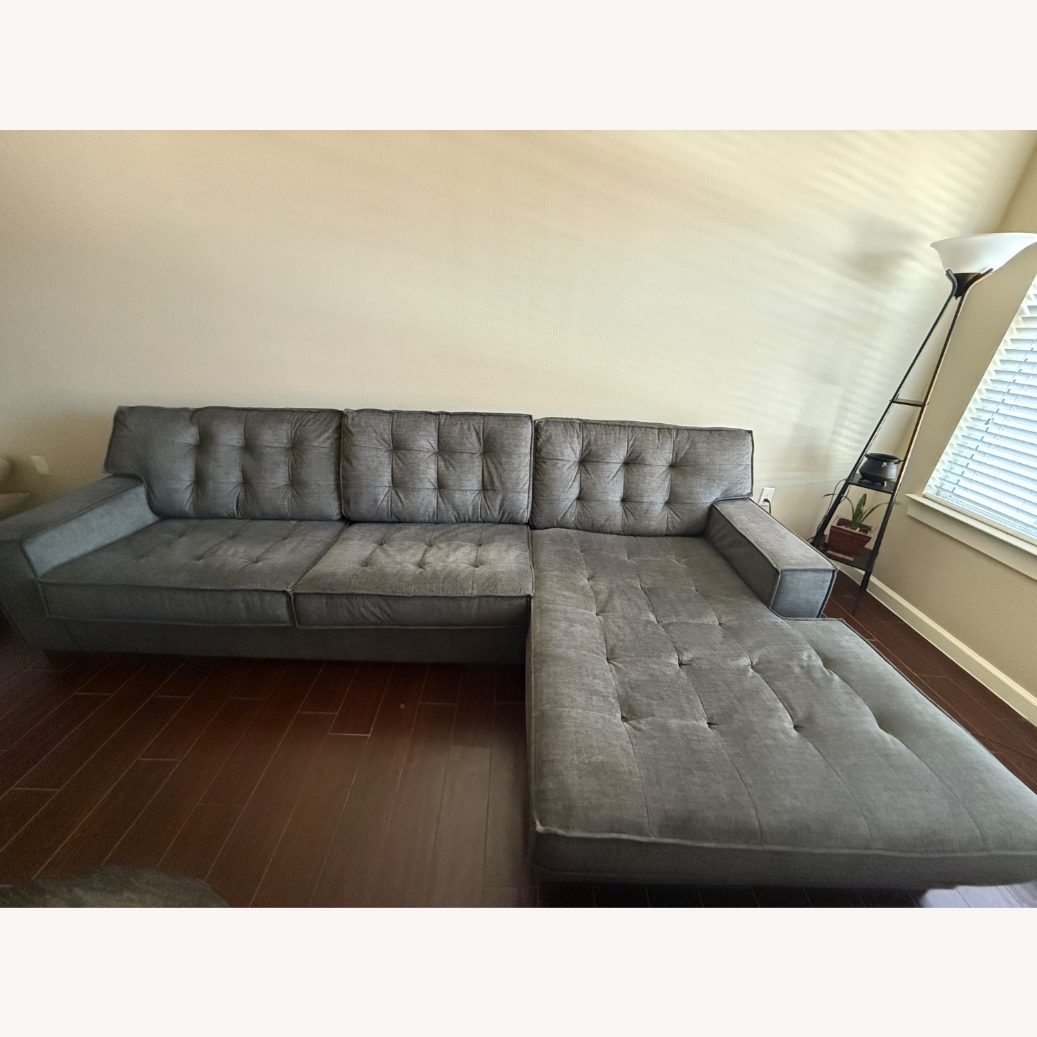 Ashley Furniture Dark Gray 2 Piece Sectional - image-1