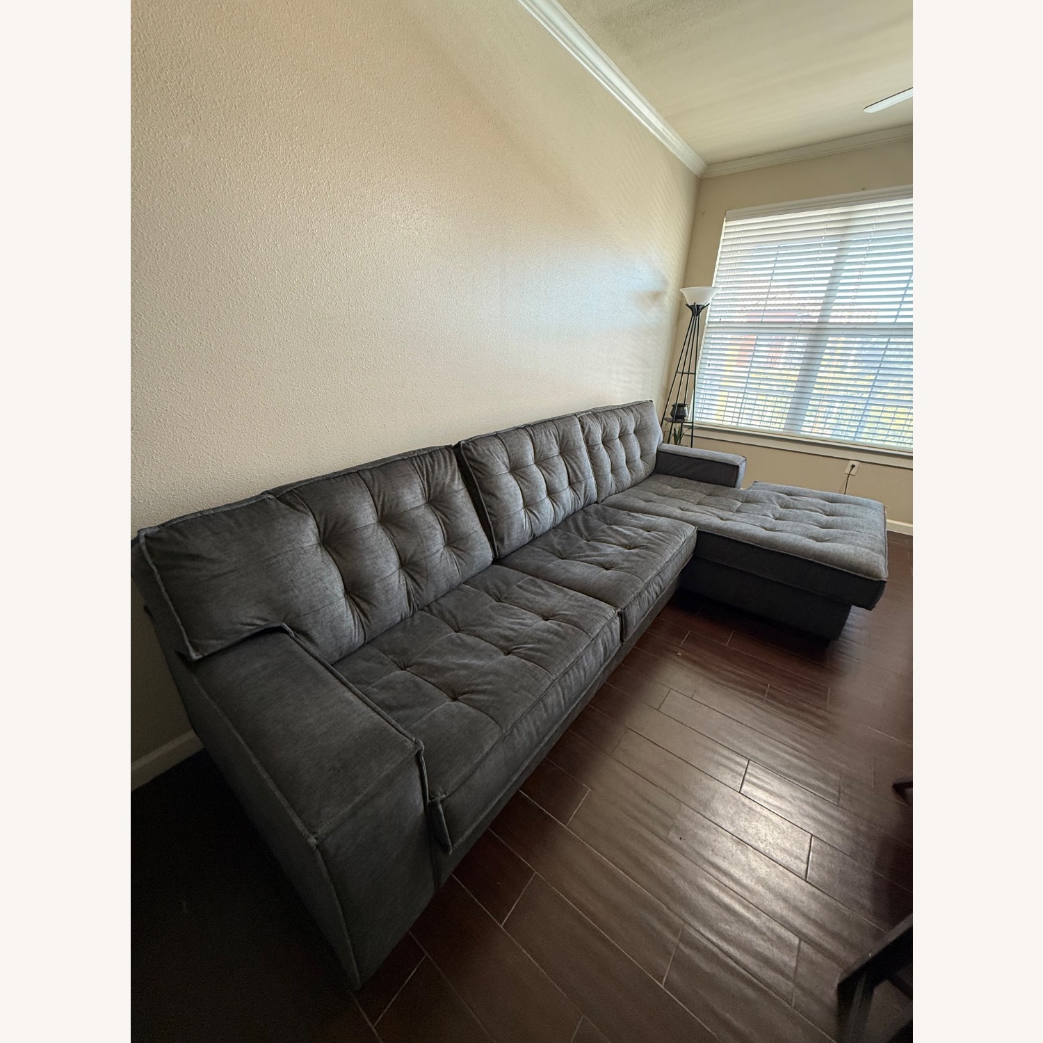 Ashley Furniture Dark Gray 2 Piece Sectional - image-2