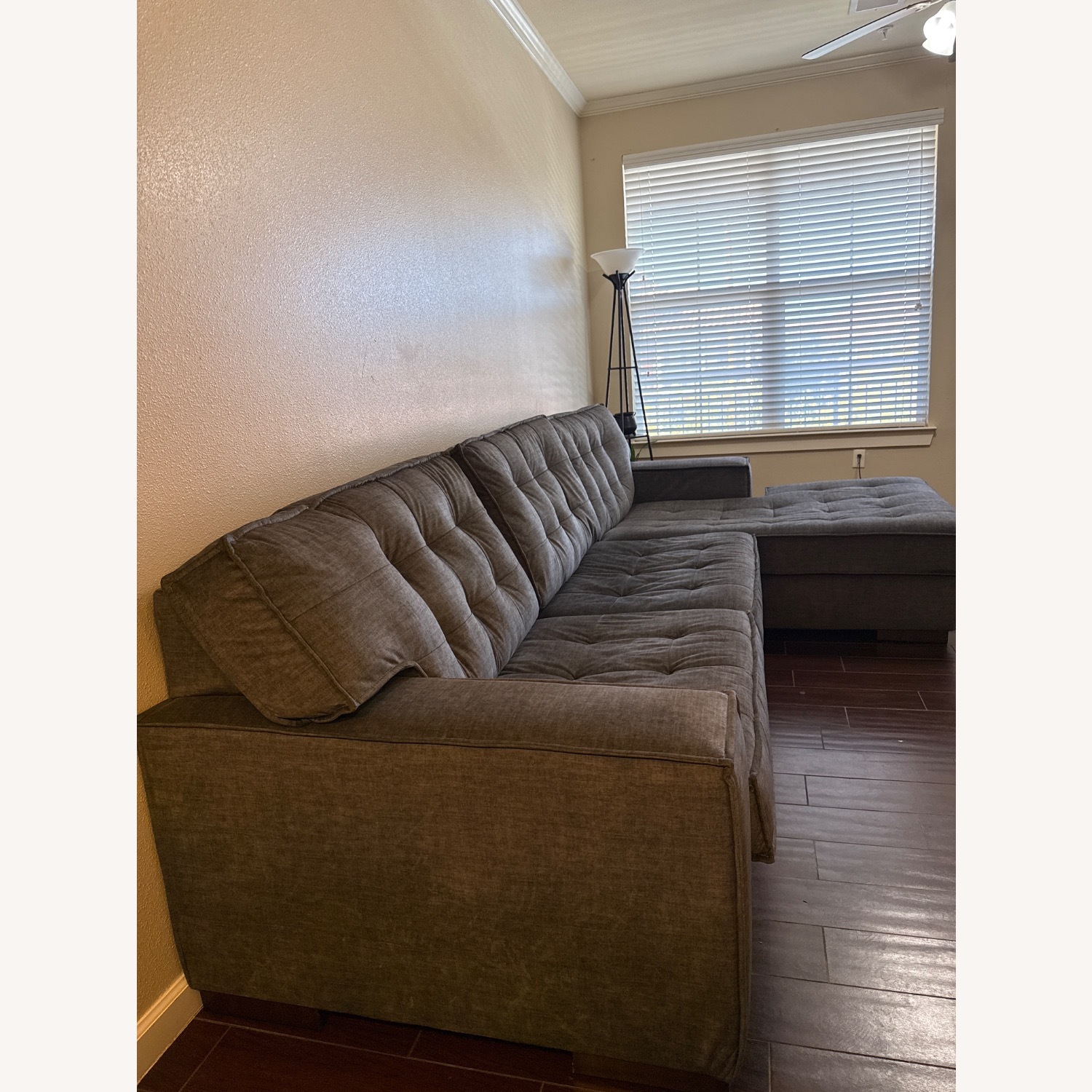 Ashley Furniture Dark Gray 2 Piece Sectional - image-4