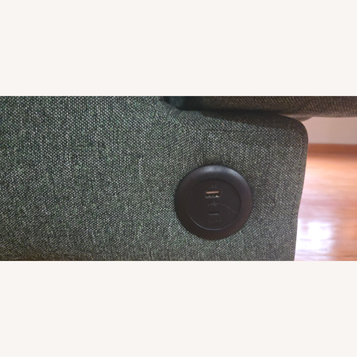 Amazon Green Fabric 2 Seater Sofa - image-3