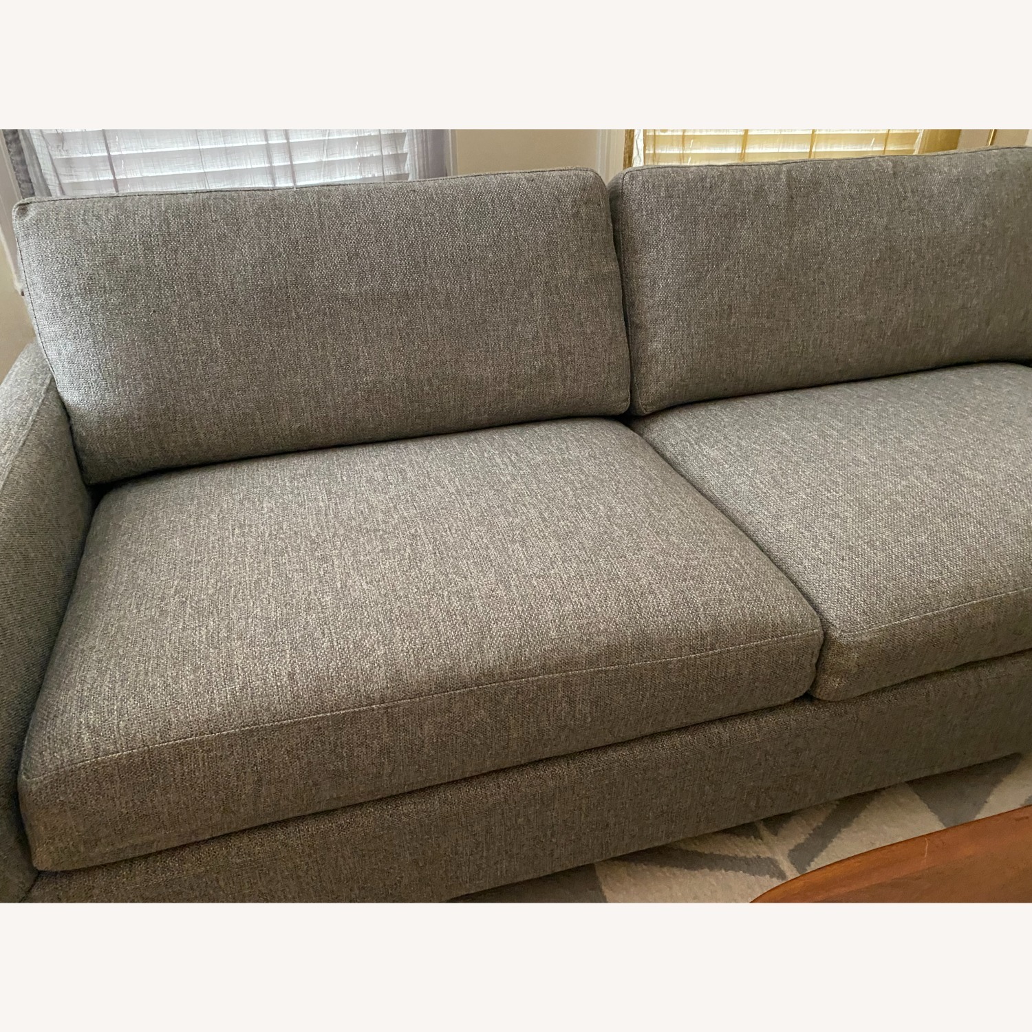 Room & Board Stevens 81" Dark Gray Fabric Sofa - image-4