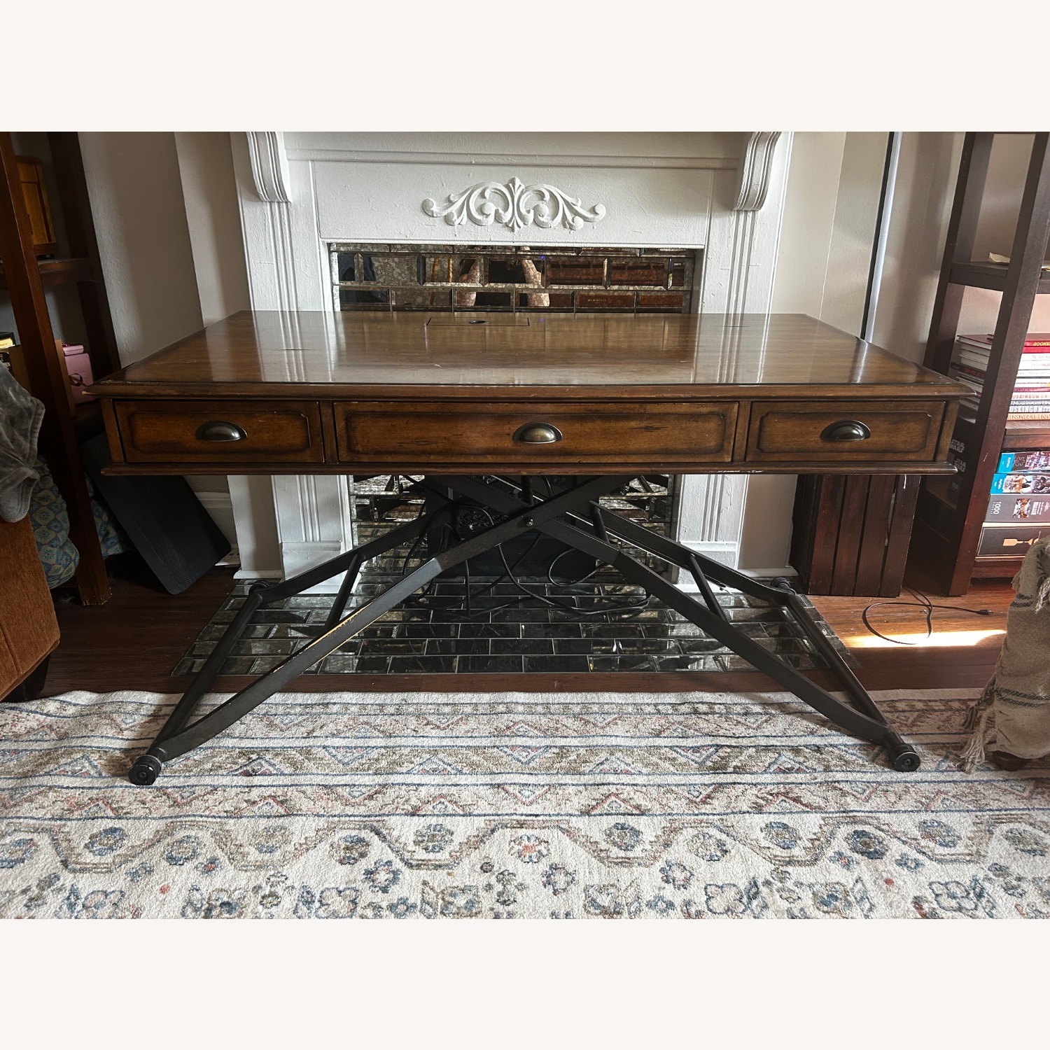 Electronic Wood Standing Desk - image-3