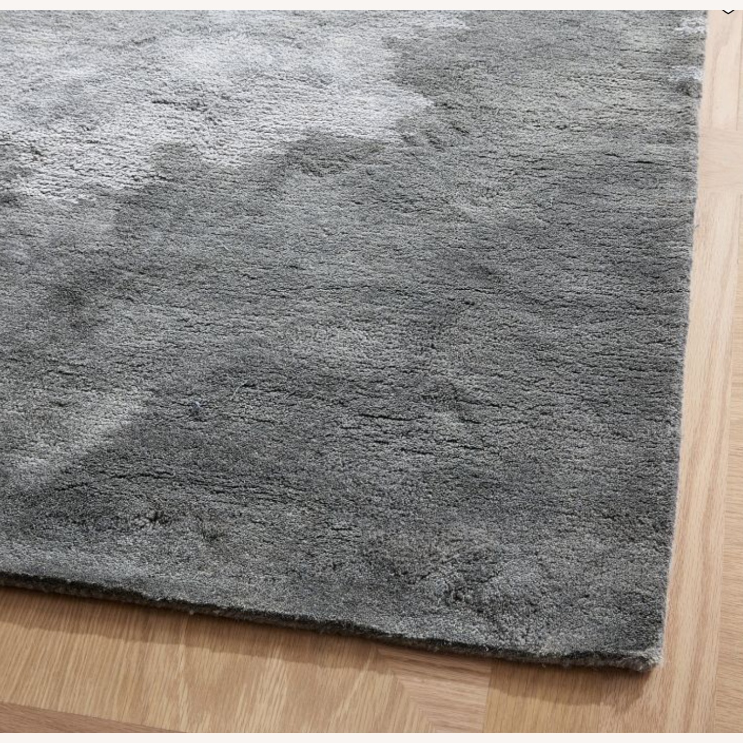 West Elm Light Gray Wool Blend Area Rug 9' x 12' - image-2