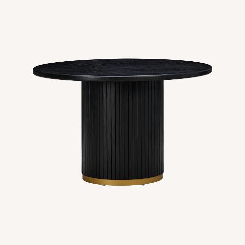 Used TOV Furniture Black Dining Table for sale on AptDeco