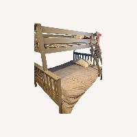 Wayfair Bolles Light Gray Wood Bunk Bed