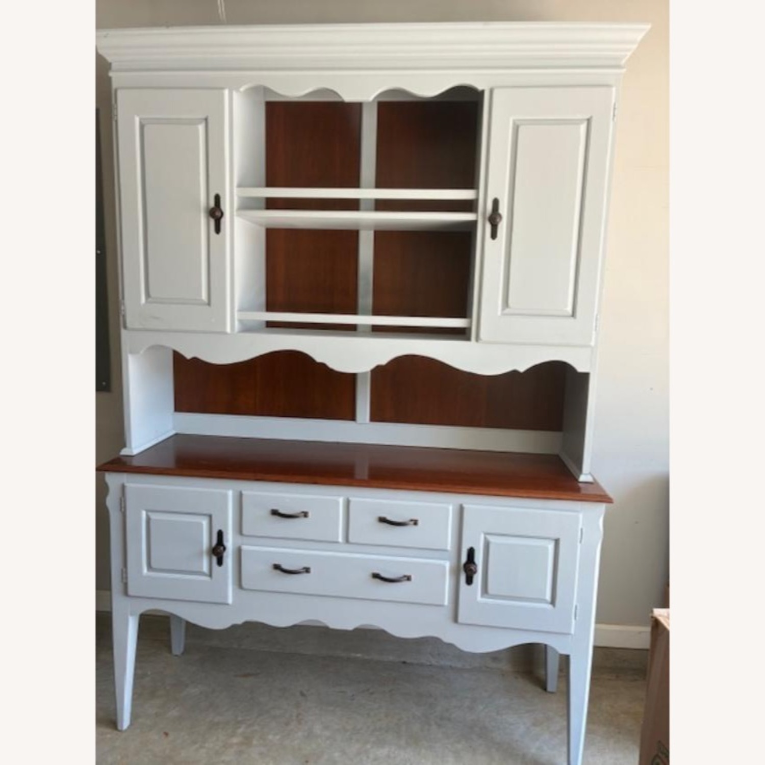 Penn Furniture Light Gray Wood Sideboard - image-2