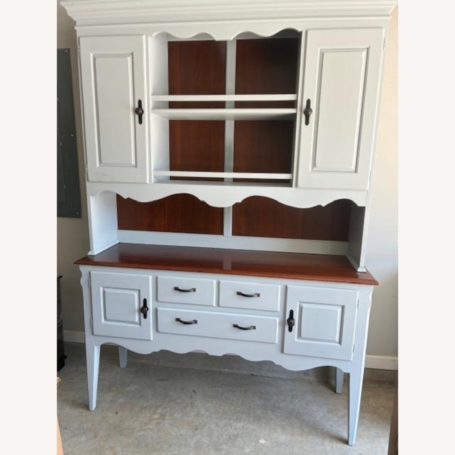 Penn Furniture Light Gray Wood Sideboard - image-1