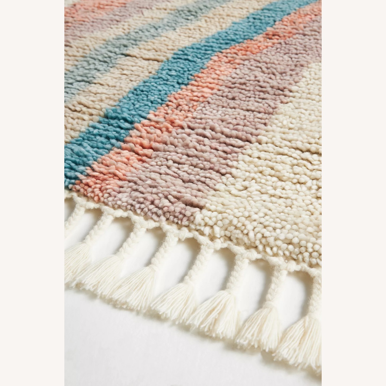 Anthropologie Hand-Knotted Idella Rug 5'x8' - image-1