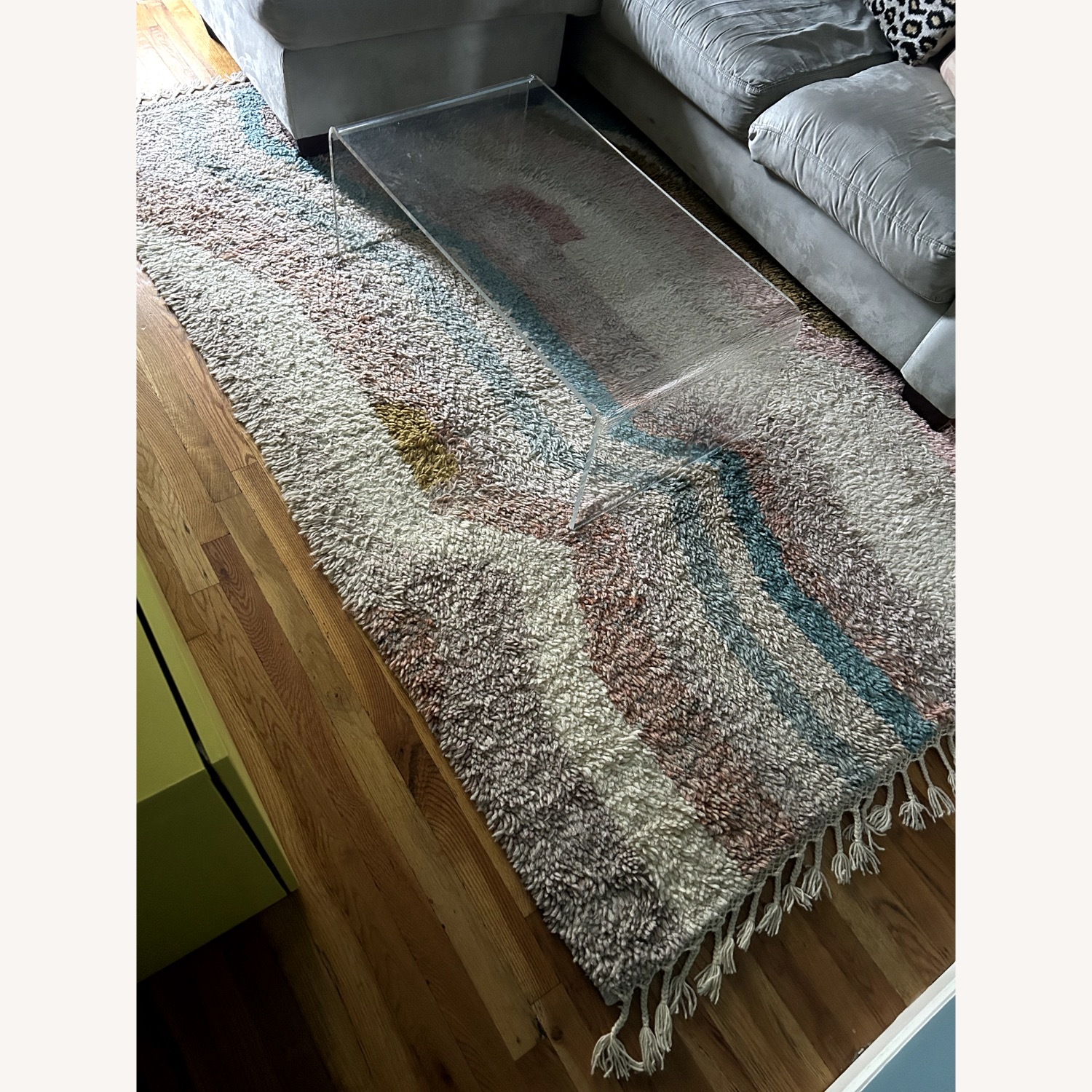 Anthropologie Hand-Knotted Idella Rug 5'x8' - image-3