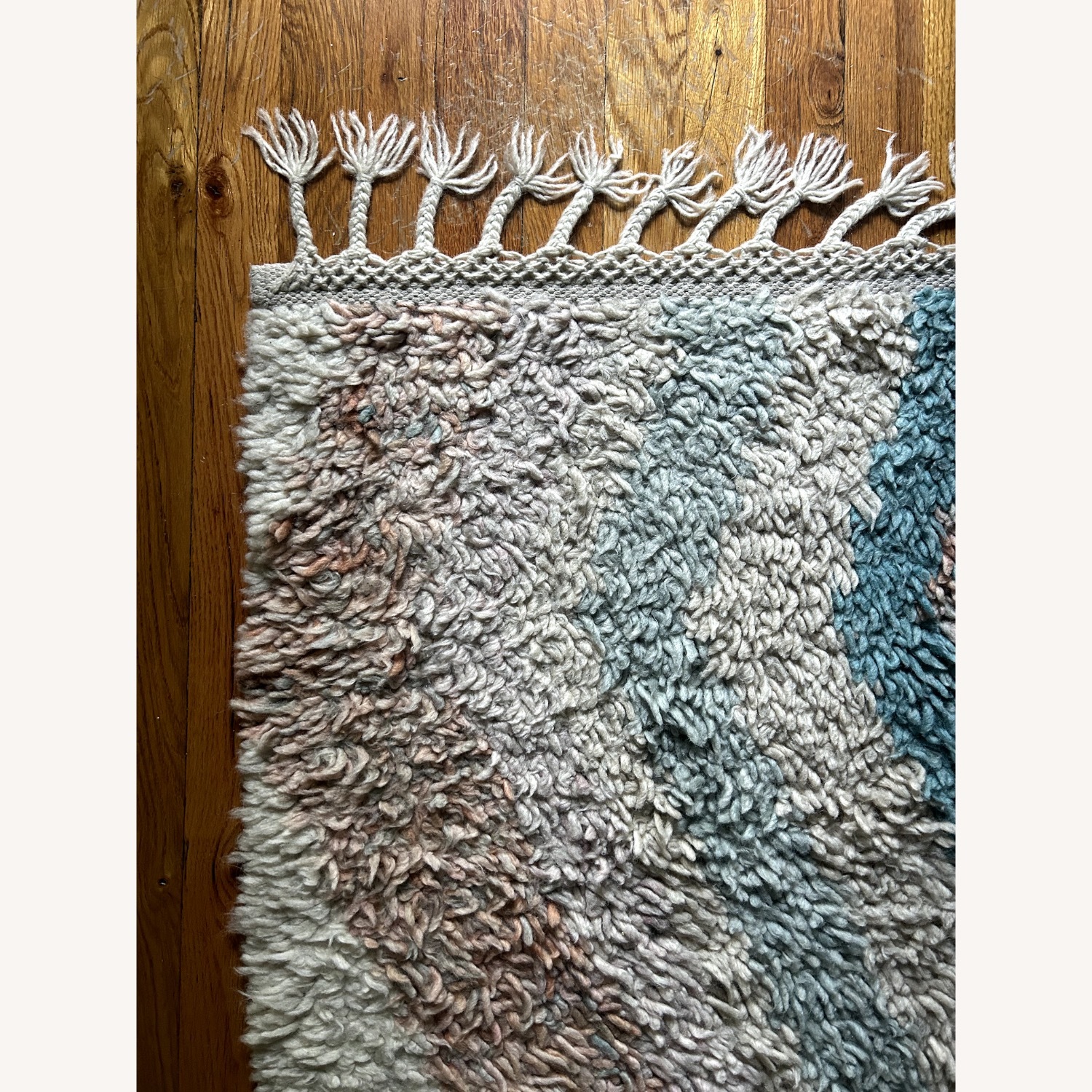 Anthropologie Hand-Knotted Idella Rug 5'x8' - image-4