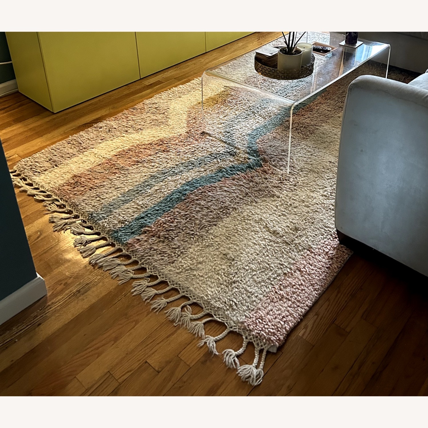 Anthropologie Hand-Knotted Idella Rug 5'x8' - image-2