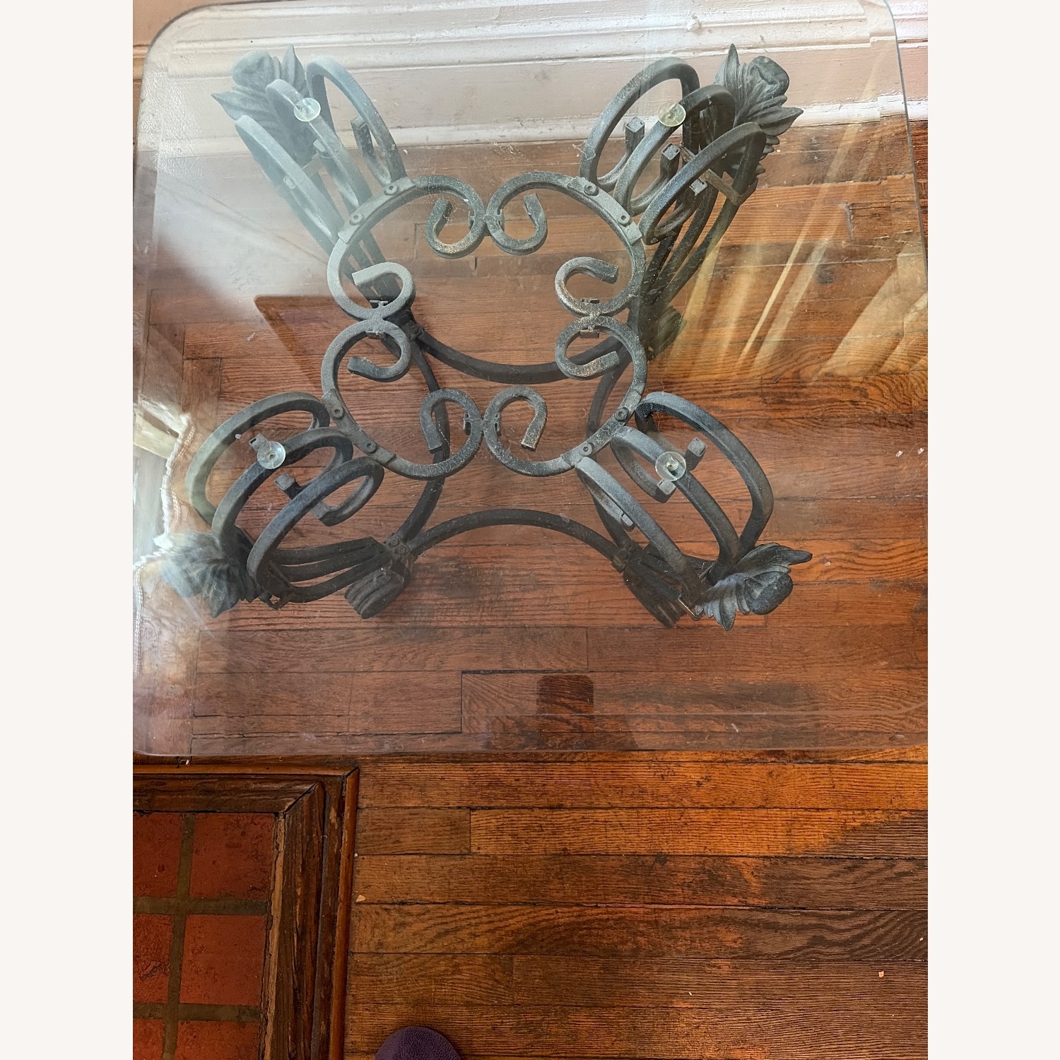 Raymour & Flanigan Transparent Side Tables - image-3