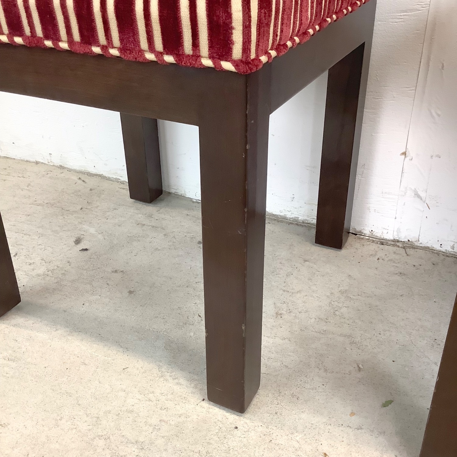 Pair of Mid-Century Modern Tufted Footstools - image-16