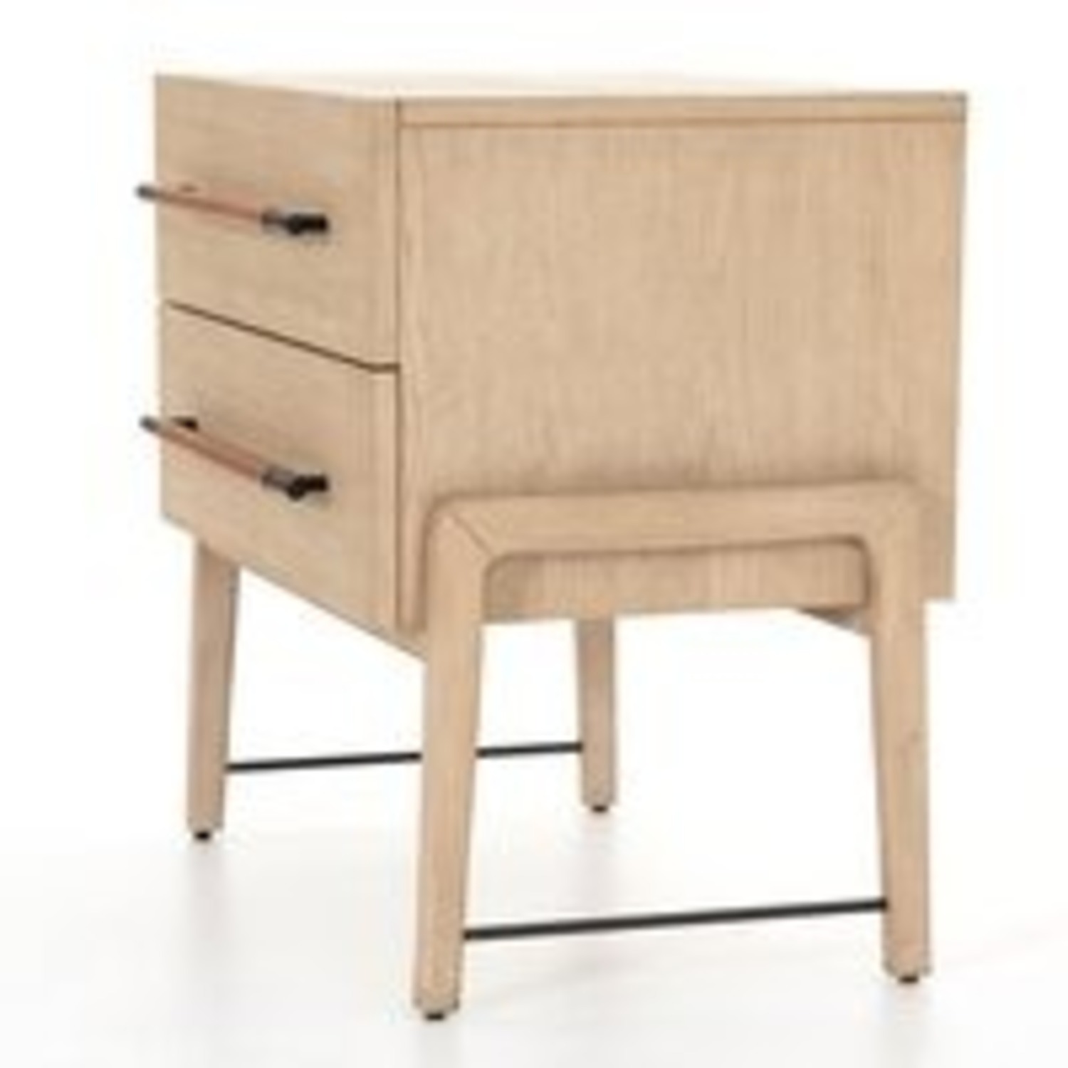 Four Hands Dark Brown Wood Nightstands - image-3