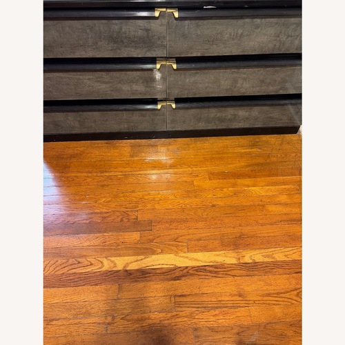 Used Raymour & Flanigan Black Wood Dresser for sale on AptDeco