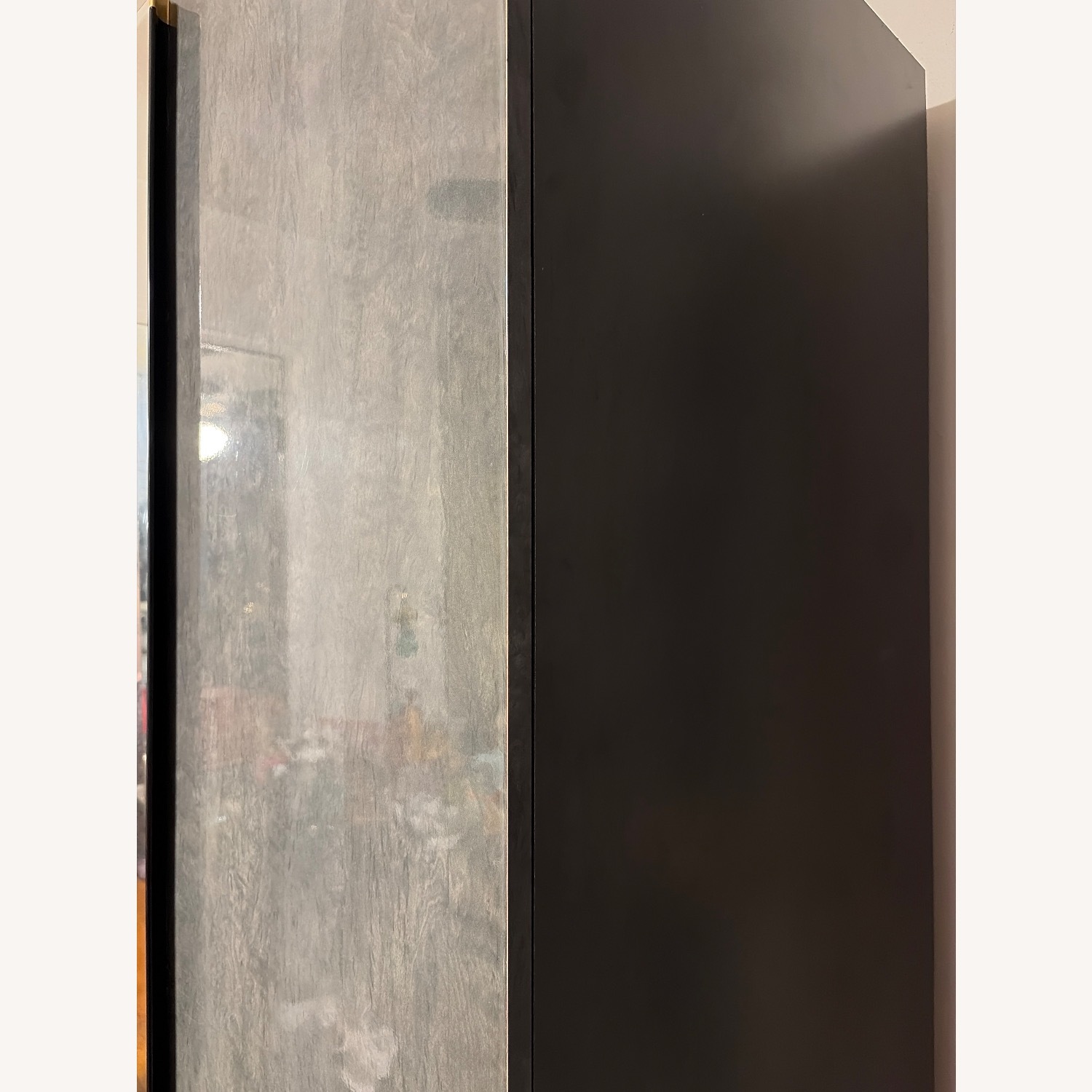 Raymour & Flanigan Dark Gray Wood Armoire - image-2