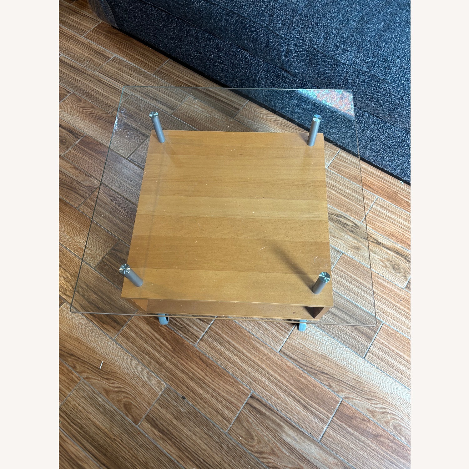 IKEA Vintage Light Brown Coffee Table - image-4