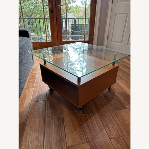 Used IKEA Vintage Light Brown Coffee Table for sale on AptDeco