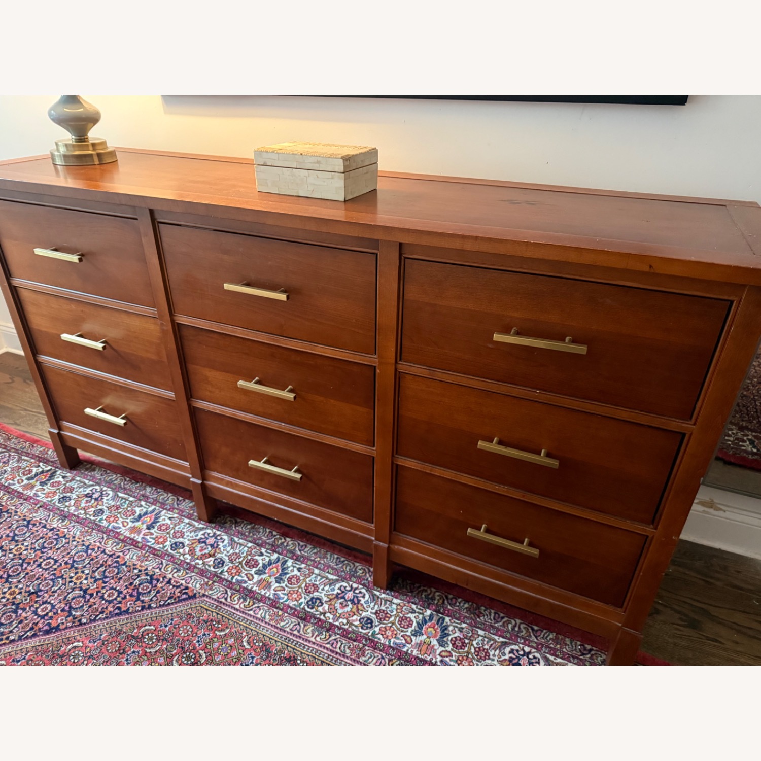 Dark Brown Modern Dresser - image-2