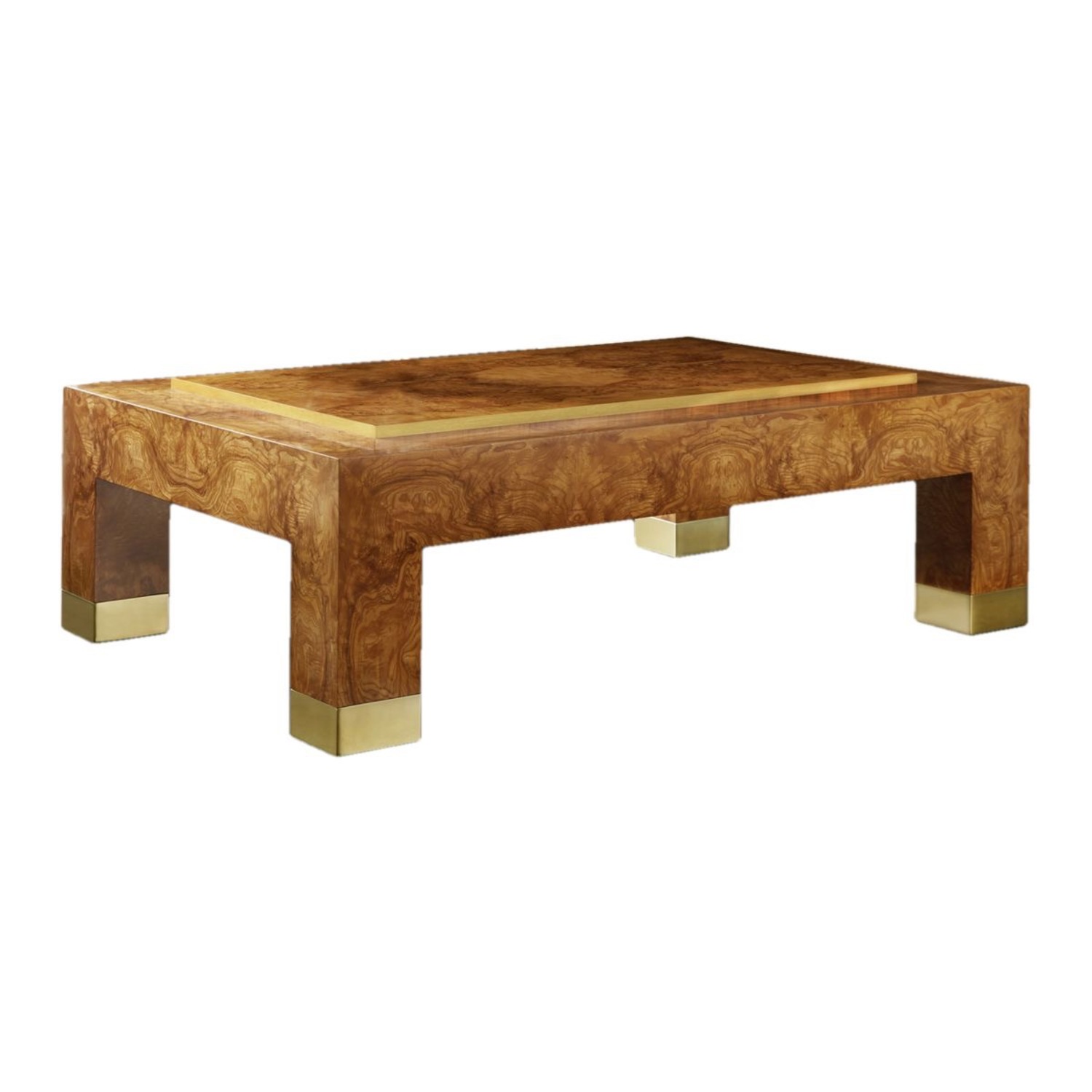 Mecox Modern History Burl Wood Coffee Table - image-1