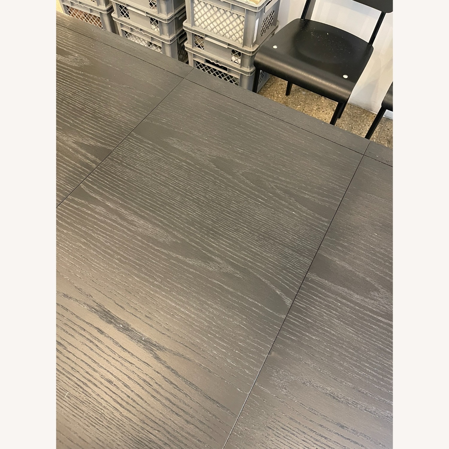 Williams Sonoma Black Wood Dining Table - image-5