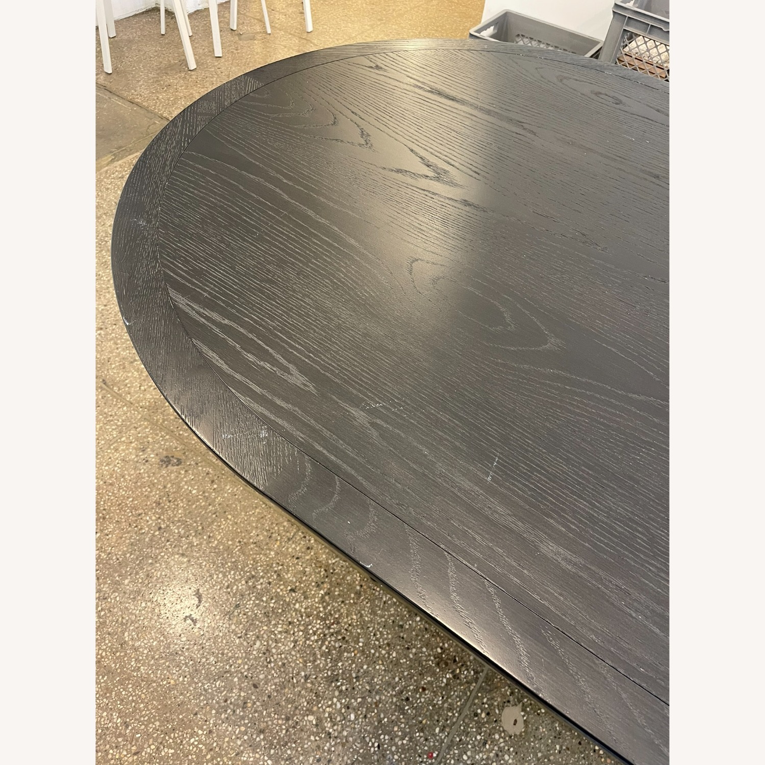 Williams Sonoma Black Wood Dining Table - image-6