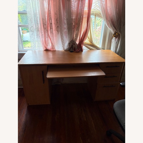 Used Sauder Natural Desk for sale on AptDeco