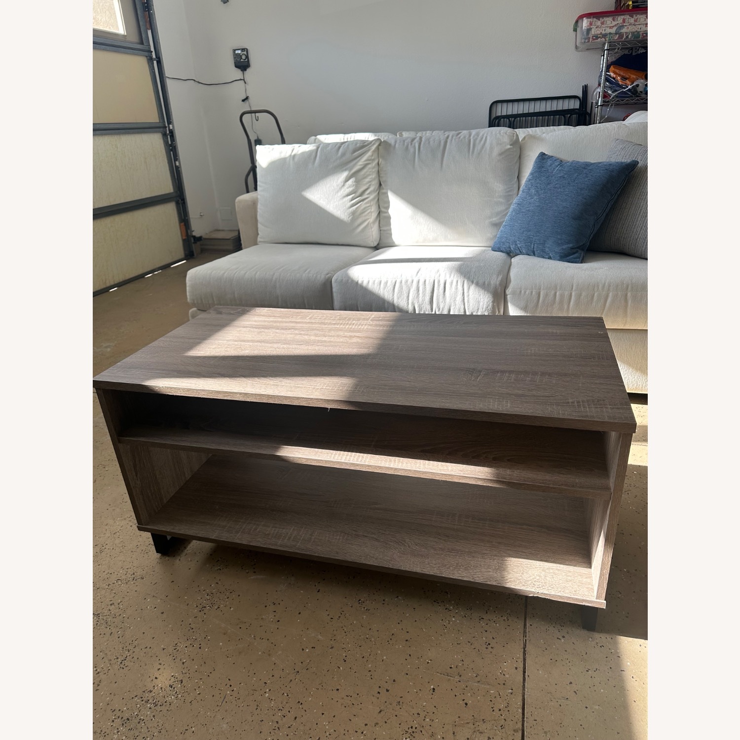 Natural Wood Coffee Table - image-4