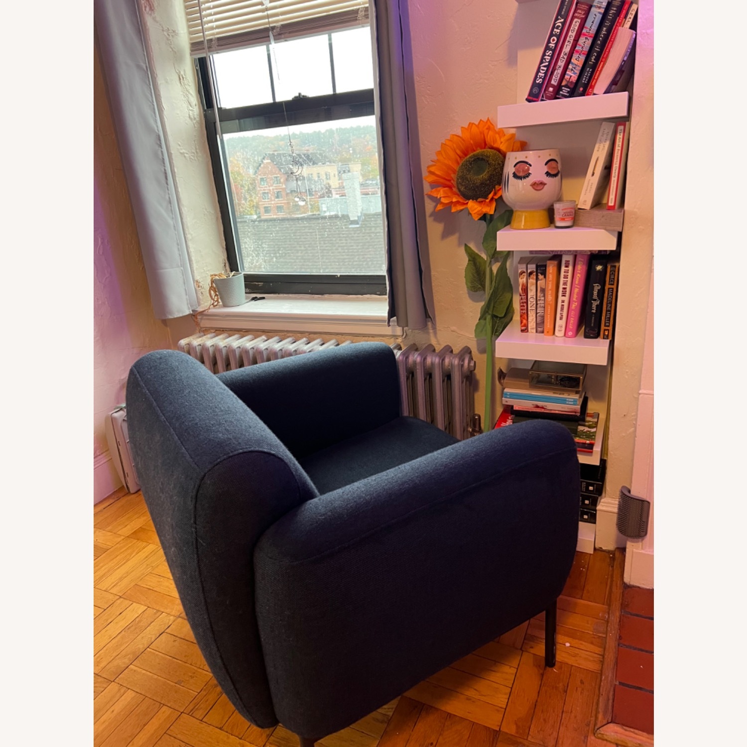 Blu Dot Blue Fabric Accent Chair - image-5