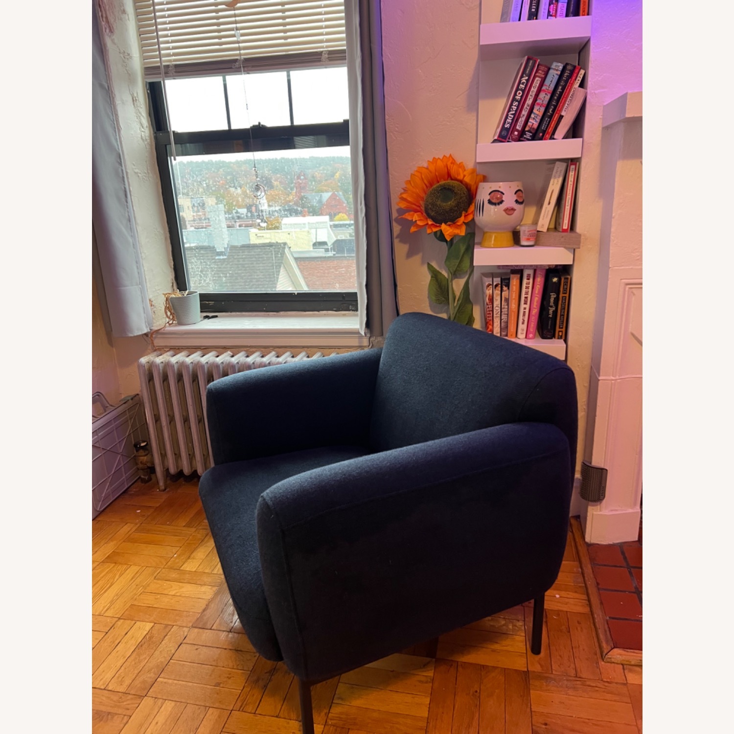 Blu Dot Blue Fabric Accent Chair - image-2