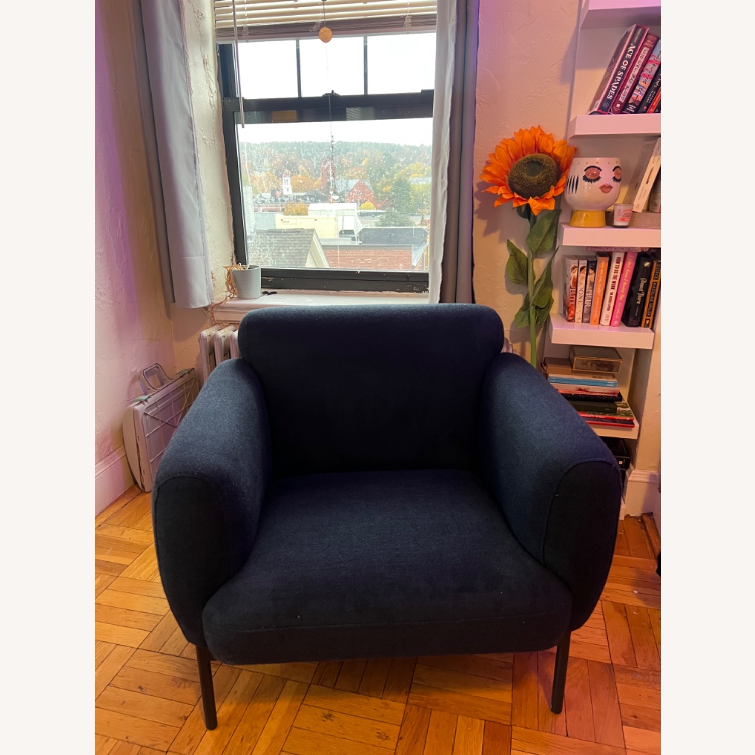 Blu Dot Blue Fabric Accent Chair - image-6